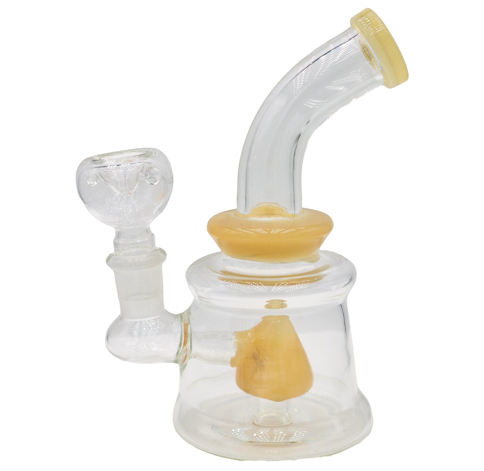 Yellow-Clear-(2)-Bong-(white)