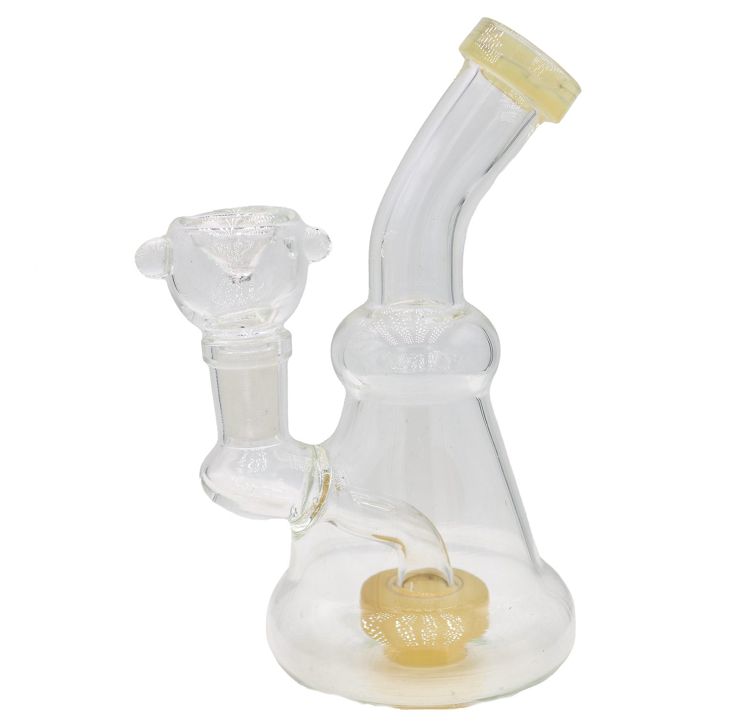 Yellow-Clear-Bong-(white)