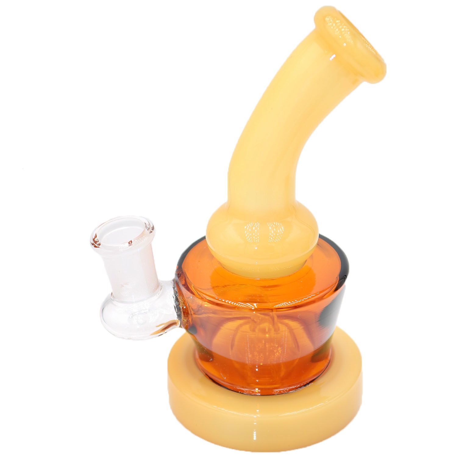 Yellow Mini Bong (white)